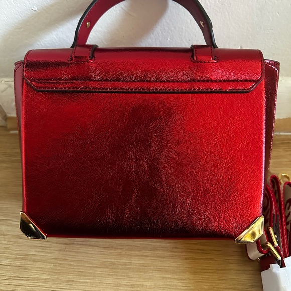 Michael Kors Metallic Red Bag - Picture 7 of 16